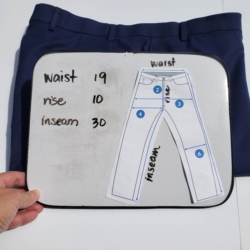 Lauren Ralph Lauren Wool Navy Pants Size 38 x 30 - Picture 8 of 8